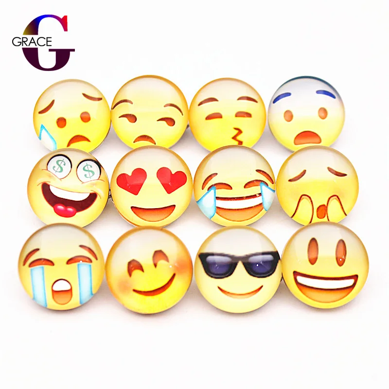 20pcs Mixed Smiley Face Current Emotion Mood Expression Pattern Glass Charms 18mm Snap Buttons Jewelry Fit DIY Snaps Bracelets
20pcs Mixed Smiley Face Current Emotion Mood Expression Pattern Glass Charms 18mm Snap Buttons Jewelry Fit DIY Snaps Bracelets