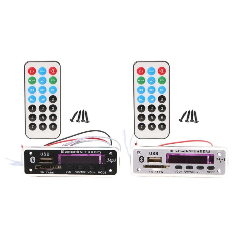 MP3 Decoder Board Bluetooth Speaker Remote Control SD Card USB MP3 WMA APE WAV FLAC
MP3 Decoder Board Bluetooth Speaker Remote Control SD Card USB MP3 WMA APE WAV FLAC