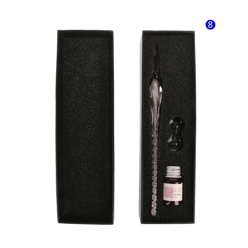 Crystal Glass Dip Pen Set Non-carbon Ink Fountain Signature Pen Writing Tools Jy20 19 Dropship
Crystal Glass Dip Pen Set Non-carbon Ink Fountain Signature Pen Writing Tools Jy20 19 Dropship