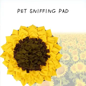 Sunflower Shape Dog Sniffing Mat Feeding Training Pad Prevent Damage to Furniture
Sunflower Shape Dog Sniffing Mat Feeding Training Pad Prevent Damage to Furniture