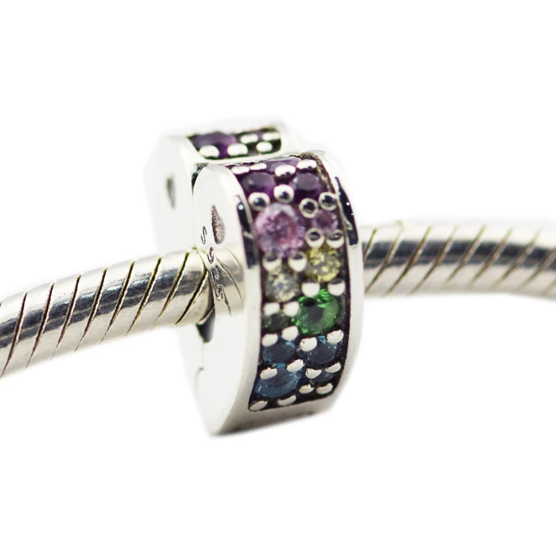 DIY Beads for Jewelry Making Sterling-Silver-Jewelry Multi-Color Arcs Of Love Clip Charm Bead Charms Silver 925 Berloque Perles
DIY Beads for Jewelry Making Sterling-Silver-Jewelry Multi-Color Arcs Of Love Clip Charm Bead Charms Silver 925 Berloque Perles