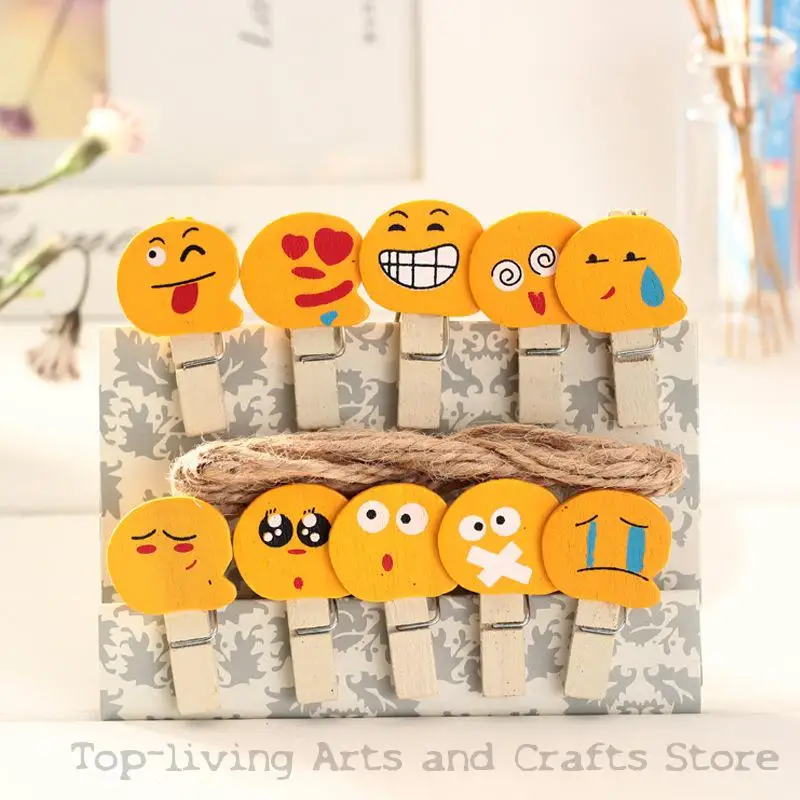 (10Pcs/Set) Emoji Emotion Wooden Clip Office Accessories Clip Paper Binder Stationery Accessoires Desk School Clip
(10Pcs/Set) Emoji Emotion Wooden Clip Office Accessories Clip Paper Binder Stationery Accessoires Desk School Clip