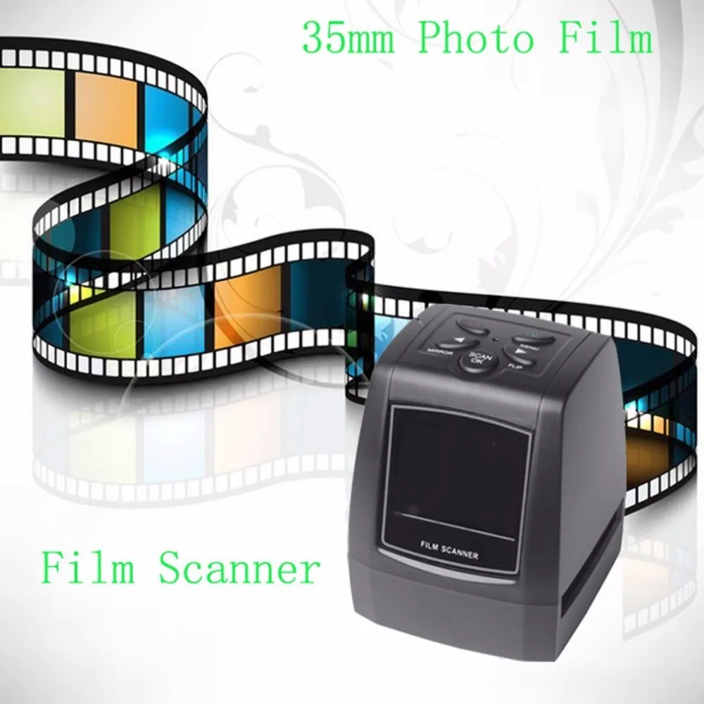 Portable 5MP 35mm Negative Film Scanner Negative Slide Photo film Converts USB Cable LCD Slide 2.4" TFT for Picture
Portable 5MP 35mm Negative Film Scanner Negative Slide Photo film Converts USB Cable LCD Slide 2.4" TFT for Picture