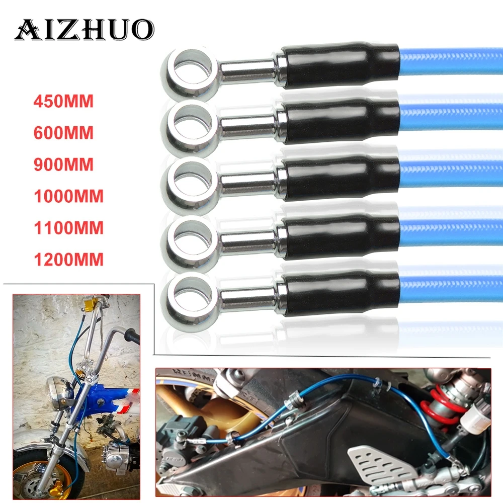 Motorcycle Dirt Bike Steel Hydraulic Reinforce Brake Line Clutch For Yamaha XMAX 300 XT600 MT03 CRF 230 benelli trk 502 pcx 125
Motorcycle Dirt Bike Steel Hydraulic Reinforce Brake Line Clutch For Yamaha XMAX 300 XT600 MT03 CRF 230 benelli trk 502 pcx 125
