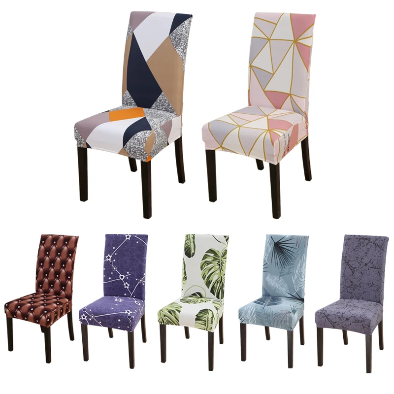 Geometric printed Elastic chair covers universal size for dinning room wedding seat chair slipcover housse de chaise chair cover
Geometric printed Elastic chair covers universal size for dinning room wedding seat chair slipcover housse de chaise chair cover