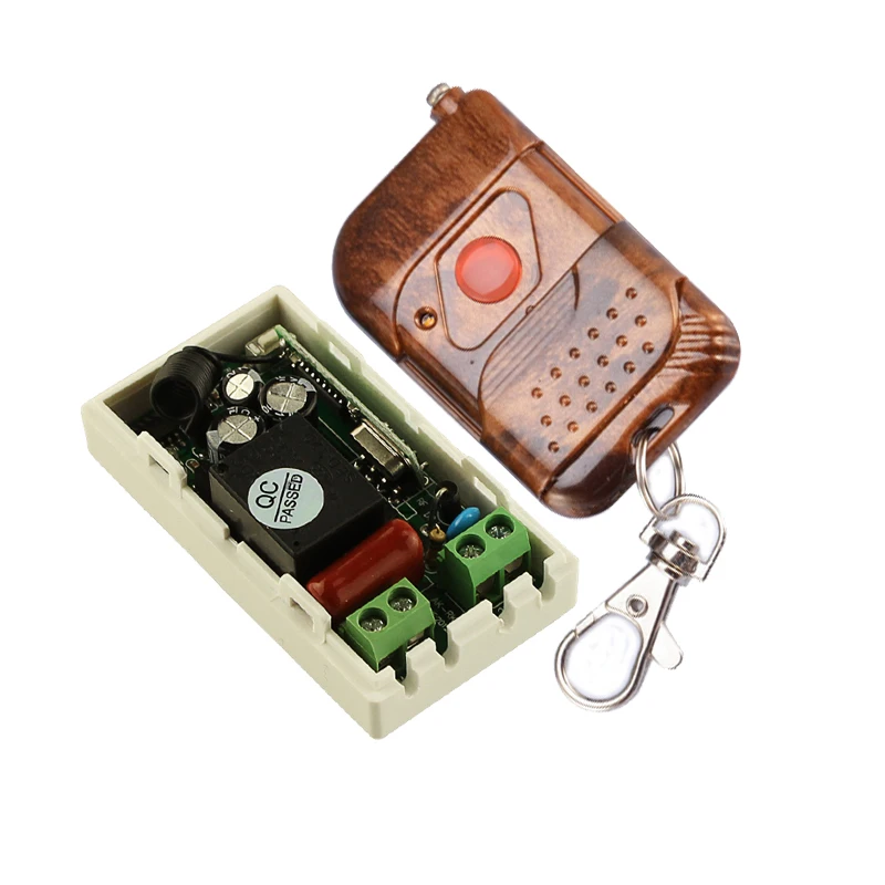 AC 220 V 1CH Wireless Remote Control Switch System Receiver & 1 Keys Remote For Appliances
AC 220 V 1CH Wireless Remote Control Switch System Receiver & 1 Keys Remote For Appliances
