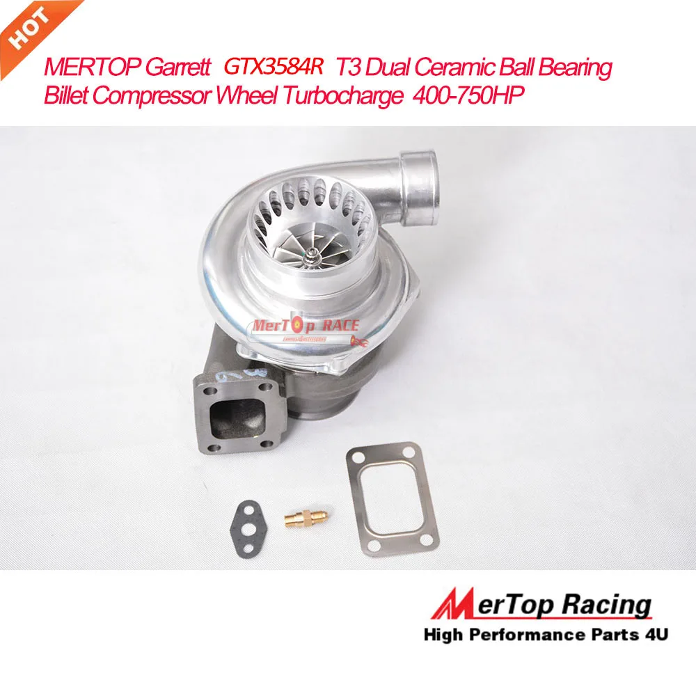 MERTOP T3 GT35 GTX3584R GT3584R Upgraded Ceramic Ball Bearing Dual Ball Bearing Turbo Charger 400-750HP
MERTOP T3 GT35 GTX3584R GT3584R Upgraded Ceramic Ball Bearing Dual Ball Bearing Turbo Charger 400-750HP