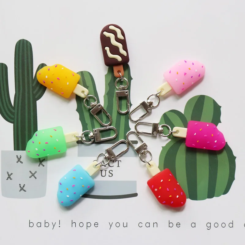 New Summer creative ins wind candy color soft ice cream key ring car bag pendant Jewelry
New Summer creative ins wind candy color soft ice cream key ring car bag pendant Jewelry