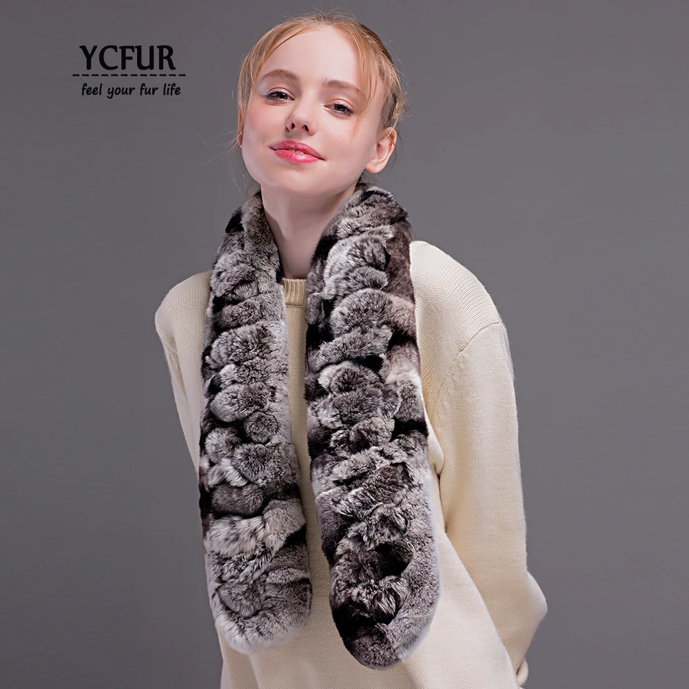 YCFUR Fashion Women Scarves Wraps Winter Handmade Real Rex Rabbit Fur Scarf For Lady Winter Warm Fur Scarfs Shawls Female
YCFUR Fashion Women Scarves Wraps Winter Handmade Real Rex Rabbit Fur Scarf For Lady Winter Warm Fur Scarfs Shawls Female