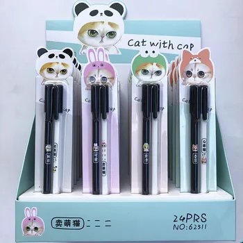 2 pcs/pack Cat With Cap Gel Pen Promotional Gift Stationery School & Office Supply
2 pcs/pack Cat With Cap Gel Pen Promotional Gift Stationery School & Office Supply