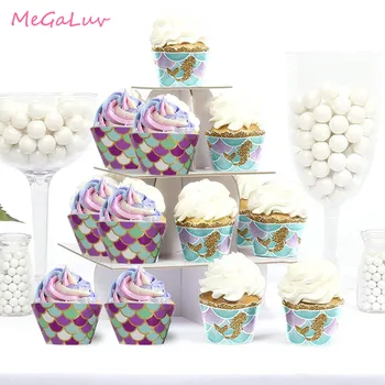 12set Let's Be Mermaids Cupcake Wrapper Baby Shower Birthday Party Decorations Kids Mermaid Party Cupcake Wrappers 
12set Let's Be Mermaids Cupcake Wrapper Baby Shower Birthday Party Decorations Kids Mermaid Party Cupcake Wrappers