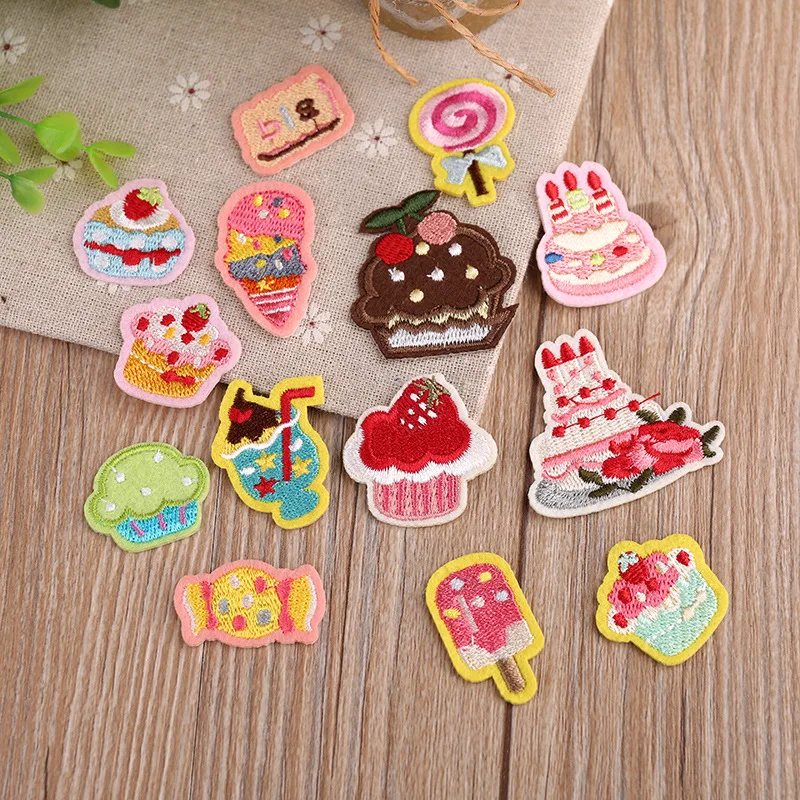 Ice cream Candy Embroidery Patch Heat Transfers Iron On Sew On Patches for DIY T-shirt Clothes Sticker Decorative Applique 47236
Ice cream Candy Embroidery Patch Heat Transfers Iron On Sew On Patches for DIY T-shirt Clothes Sticker Decorative Applique 47236