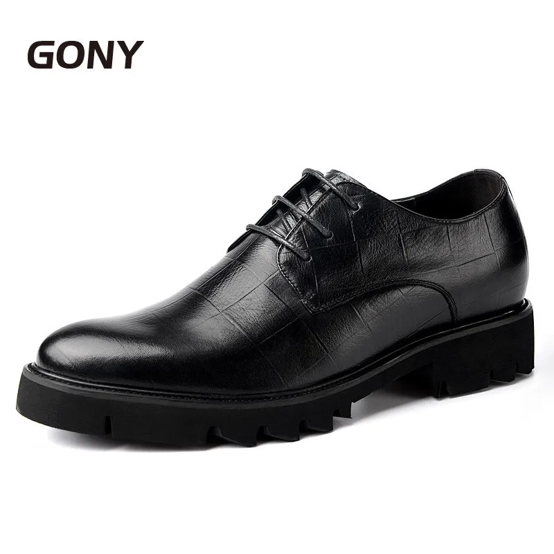 New Invisible heightening Thick-soled Elevator Leather Business Wedding Shoes For Men Height Increasing 6.5 CM/8 CM/10 CM
New Invisible heightening Thick-soled Elevator Leather Business Wedding Shoes For Men Height Increasing 6.5 CM/8 CM/10 CM