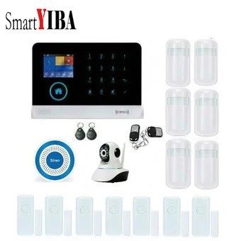 SmartYIBA RFID WIFI Android IOS APP Home Security Intruder Alarm Kits With Network Camera Blue Siren Door Magnetic Sensor Alarm
SmartYIBA RFID WIFI Android IOS APP Home Security Intruder Alarm Kits With Network Camera Blue Siren Door Magnetic Sensor Alarm