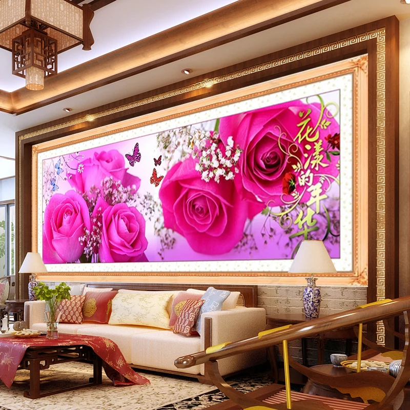 diy DMC counted cross stitch printed on canvas Kits rose flower chinese triptych cross stitch kits for embroidery rose gift
diy DMC counted cross stitch printed on canvas Kits rose flower chinese triptych cross stitch kits for embroidery rose gift