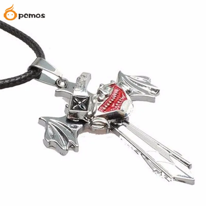 Tokyo Ghoul Ken Kaneki Mask Silver Cross Wing Pendant Necklace Anime Cosplay Gift Toy Collection
Tokyo Ghoul Ken Kaneki Mask Silver Cross Wing Pendant Necklace Anime Cosplay Gift Toy Collection