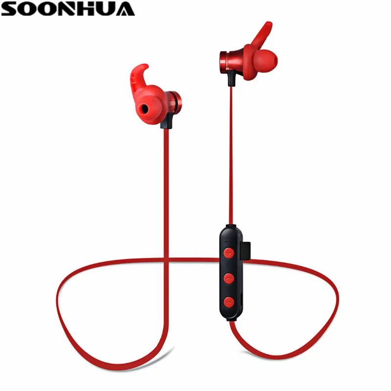 SOONHUA Wireless Magnetic Neckband Earphone Sports Waterproof Stereo Bluetooth Headphone Support TF Card For iPhone Samsung 
SOONHUA Wireless Magnetic Neckband Earphone Sports Waterproof Stereo Bluetooth Headphone Support TF Card For iPhone Samsung