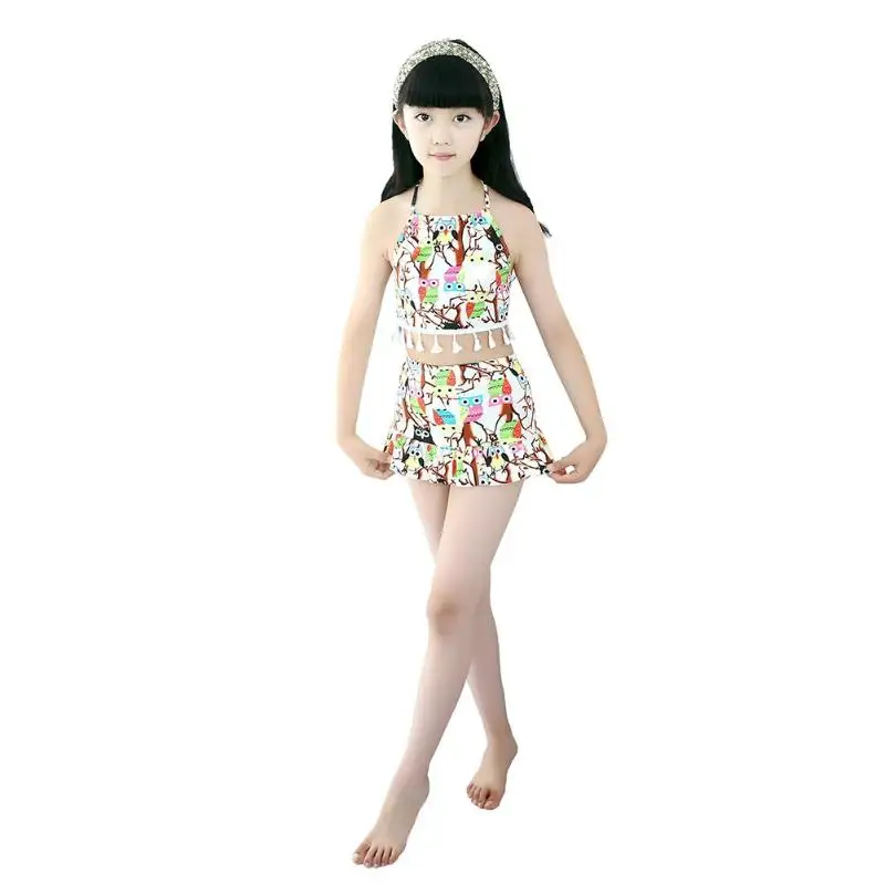 Summer Kids Swimming Suit Girls Floral Cartoon Beach Split Swimwear Two Pieces Halter Children Tops Bathing Set
Summer Kids Swimming Suit Girls Floral Cartoon Beach Split Swimwear Two Pieces Halter Children Tops Bathing Set