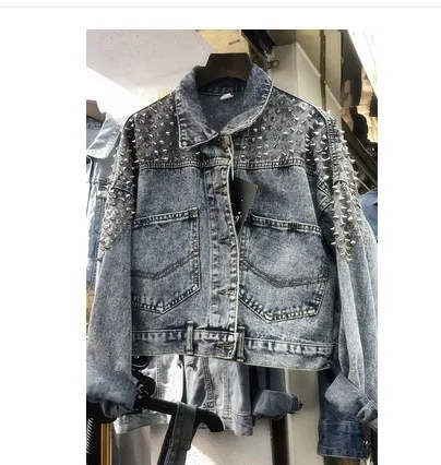 High class diamond handwork2019 new Korean version heavy work denim jacket female loose student jacket bf wind womens stockings
High class diamond handwork2019 new Korean version heavy work denim jacket female loose student jacket bf wind womens stockings