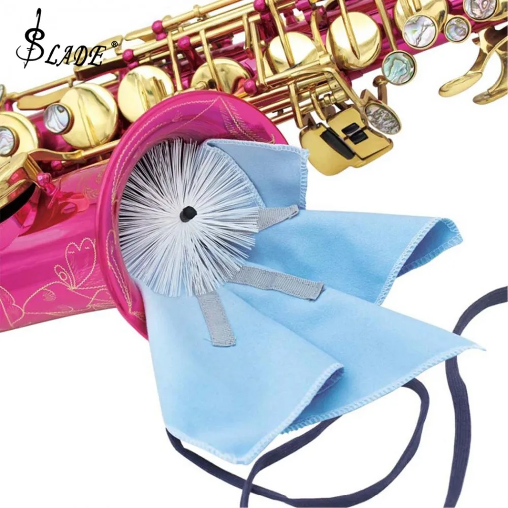 SLADE Micro Musical Products Saxophone Swab Cleaning Kit with Brush & Weighted Cord
SLADE Micro Musical Products Saxophone Swab Cleaning Kit with Brush & Weighted Cord