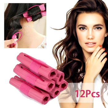 12pcs/lot Magic Hair Rollers Soft Foam Curling No Heat Hair Curlers Flexible Foam Sponge Magical Hair Care DIY Hair Styling Tool
12pcs/lot Magic Hair Rollers Soft Foam Curling No Heat Hair Curlers Flexible Foam Sponge Magical Hair Care DIY Hair Styling Tool
