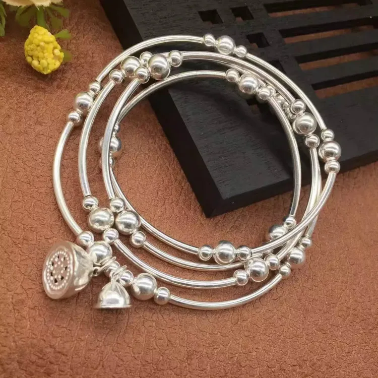 silver-beads-bracelet001C