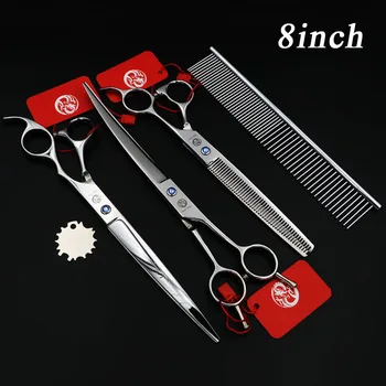 7.5/8INCH Professional Premium Sharp Edge Dog PET GROOMING SCISSORS SHEARS Cutting+Curved+Thinning scissors+Steel comb
7.5/8INCH Professional Premium Sharp Edge Dog PET GROOMING SCISSORS SHEARS Cutting+Curved+Thinning scissors+Steel comb