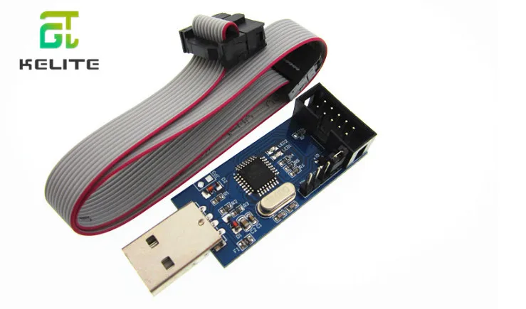 USB ISP программатор для ATMEL AVR ATMega ATTiny 51 загрузчик платы ISP|Детали и аксессуары