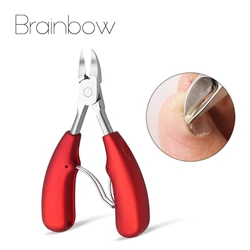Brainbow профессиональные ножницы для ногтей Paronychia ножницы для кутикулы острые изогнутые ножницы для ногтей кусачки Маникюр Педикюр инструмен...