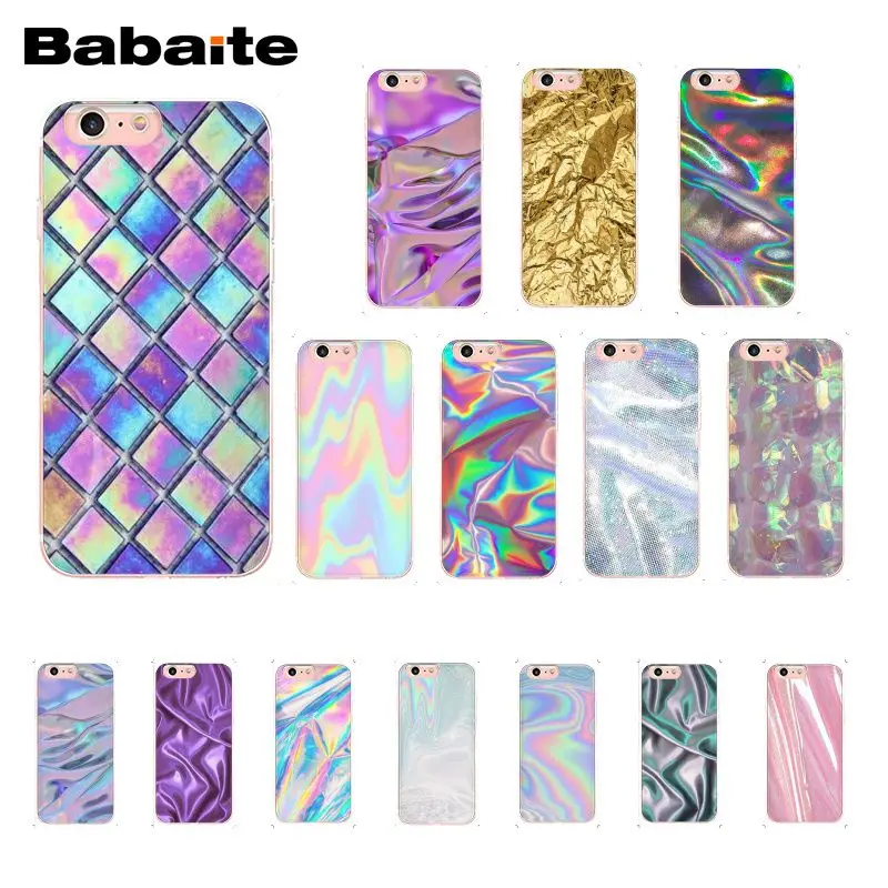 Babaite Pastel Metallic Holographic Iridescent Phone Case Cover for iphone 11 Pro 11Pro Max 8 7 6 6S Plus X XS MAX 5 5S SE XR
Babaite Pastel Metallic Holographic Iridescent Phone Case Cover for iphone 11 Pro 11Pro Max 8 7 6 6S Plus X XS MAX 5 5S SE XR