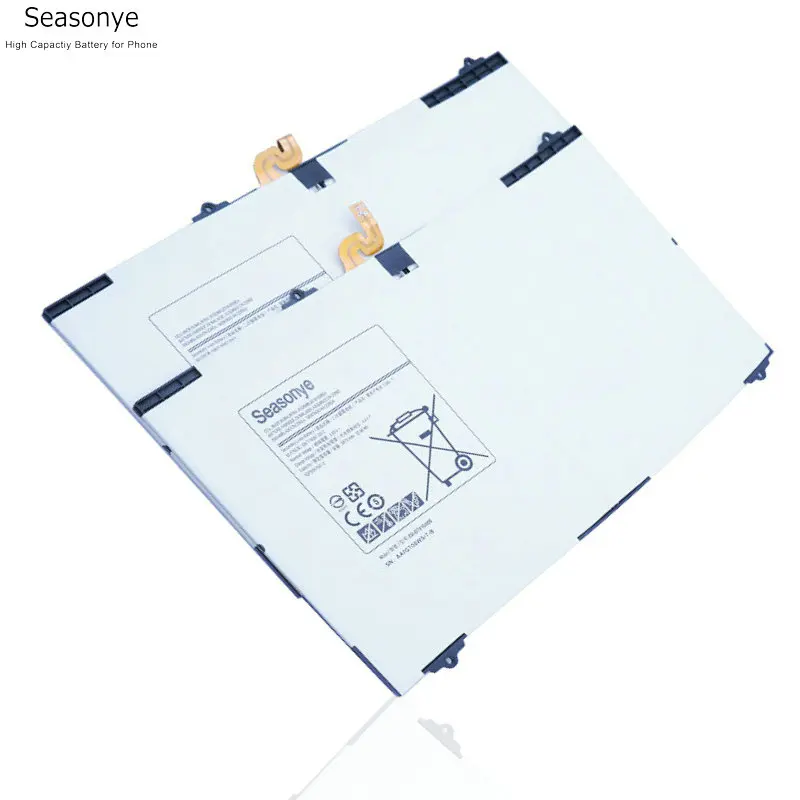 Seasonye 2PCS EB-BT810ABE EB-BT810ABA 5870mAh Replacement Battery For Samsung Galaxy Tablet Tab S2 9.7" T810 SM-T810 T815 T817A
Seasonye 2PCS EB-BT810ABE EB-BT810ABA 5870mAh Replacement Battery For Samsung Galaxy Tablet Tab S2 9.7" T810 SM-T810 T815 T817A