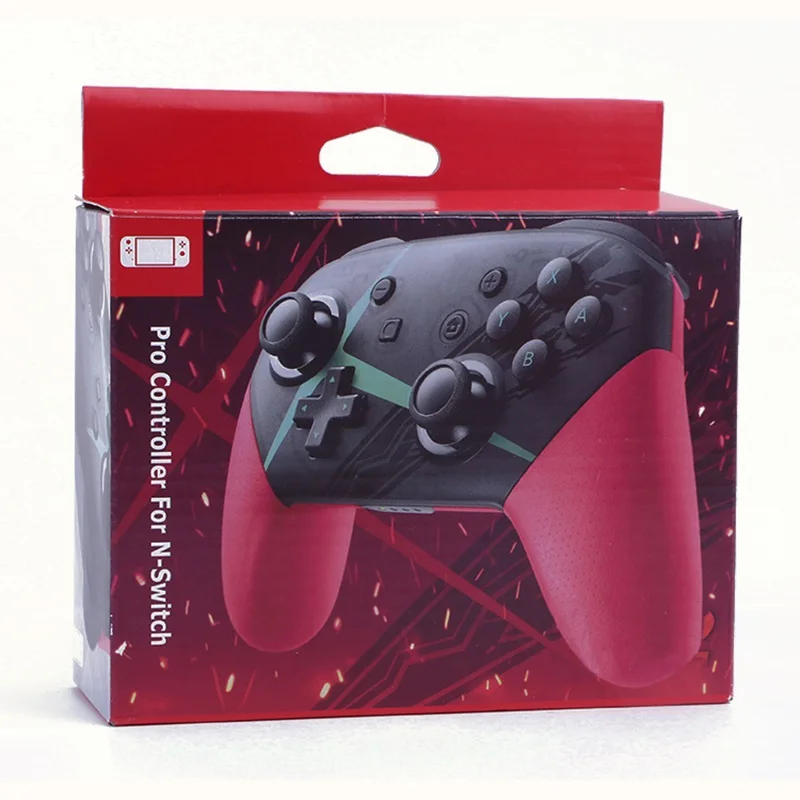 For Nintend Switch Pro Controller Bluetooth Wireless Gamepads Game Joystick Host Console Joypad - Splatoon 2/Xenoblade Themed