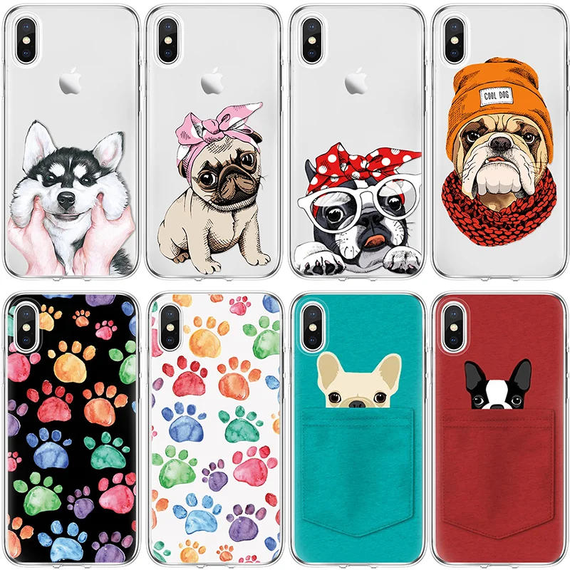 For iPhone X Xs Max XR 5 SE 6s S 8 7 Plus For Coque Samsung Galaxy S3 S4 S5 mini S6 S7 Edge S8 S9 Plus Grand Prime Dog TPU Case
For iPhone X Xs Max XR 5 SE 6s S 8 7 Plus For Coque Samsung Galaxy S3 S4 S5 mini S6 S7 Edge S8 S9 Plus Grand Prime Dog TPU Case