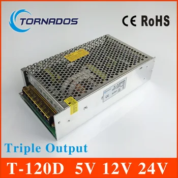 Triple output power supply 120w 5V 12V 24V 8A 2.5A 2A power suply T-120D high quality ac dc converter
Triple output power supply 120w 5V 12V 24V 8A 2.5A 2A power suply T-120D high quality ac dc converter