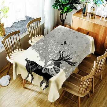 3d Tablecloth Creative Deer and Tree Nature Pattern Polyester Comfortable Waterproof Table Cloth Cover for Children
3d Tablecloth Creative Deer and Tree Nature Pattern Polyester Comfortable Waterproof Table Cloth Cover for Children
