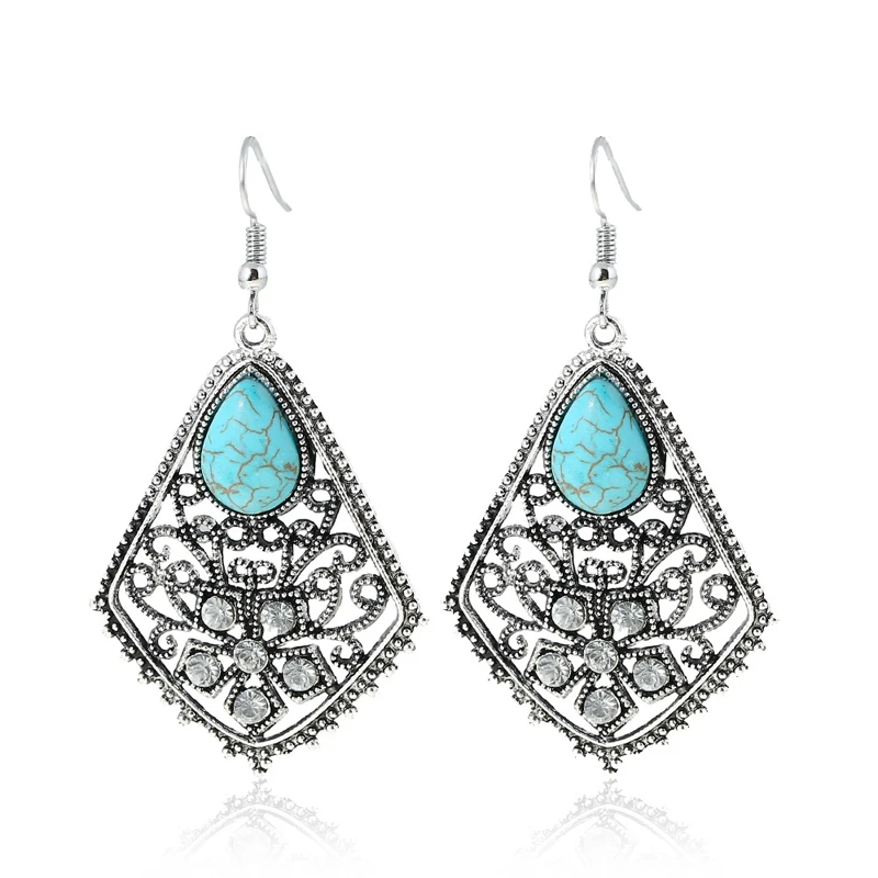 Bohemian Earrings Hollow Carved Vintage crystal Hook Ethnic Retro Dangle Earrings For Women Femme Boho Jewelry 3E484
Bohemian Earrings Hollow Carved Vintage crystal Hook Ethnic Retro Dangle Earrings For Women Femme Boho Jewelry 3E484