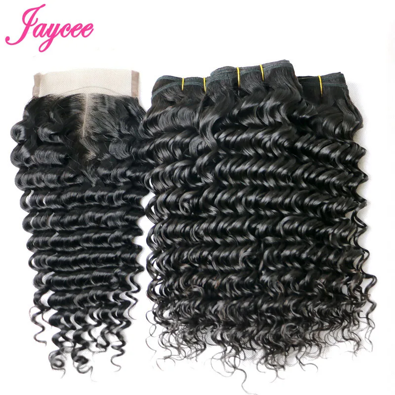 Brazilian Deep Wave Bundles With Closure Natural Black Color Human Hair Weaves With Closure 100 Remy Hair 3 Bundles With Closure
Brazilian Deep Wave Bundles With Closure Natural Black Color Human Hair Weaves With Closure 100 Remy Hair 3 Bundles With Closure