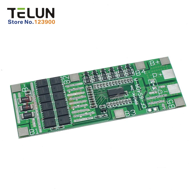 1pcs 6S 6 string 24V 22.2V 25.2V 40A 18650 22650 lithium batter balancing function power tool lithium battery solar lighting BMS
1pcs 6S 6 string 24V 22.2V 25.2V 40A 18650 22650 lithium batter balancing function power tool lithium battery solar lighting BMS