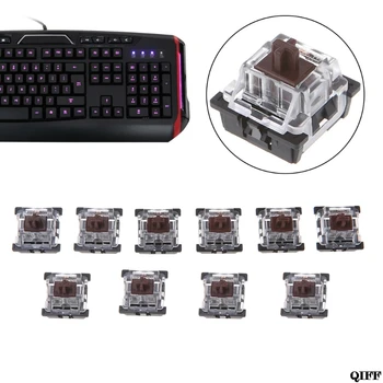 Drop Ship&Wholesale 10Pcs 3 Pin KeyCaps Brown Mechanical Keyboard Switch for Cherry MX Keyboard APR28
Drop Ship&Wholesale 10Pcs 3 Pin KeyCaps Brown Mechanical Keyboard Switch for Cherry MX Keyboard APR28