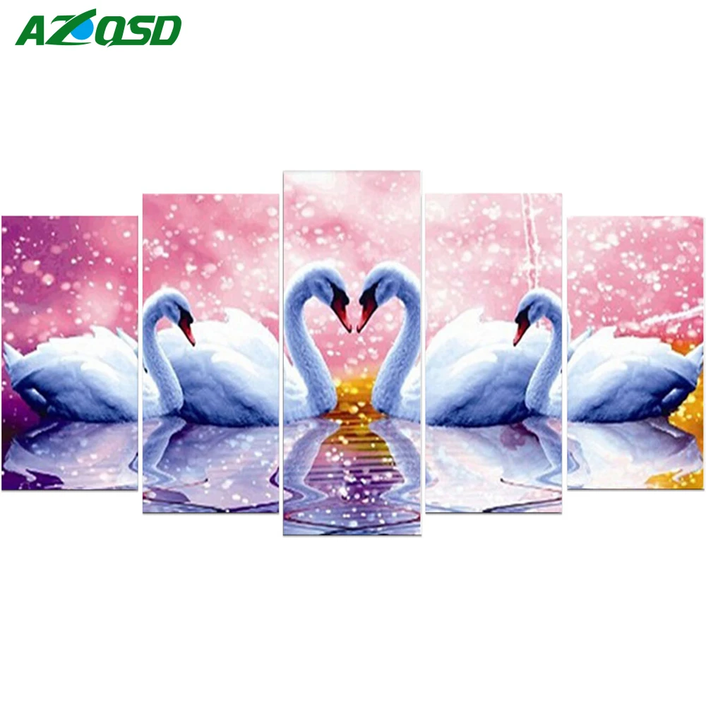 AZQSD DIY Swan Diamond Embroidery Mosaic Kits Needle DIY 5D Animals Series Patterns Diamond Painting Cross Stitch Multi-Picture
AZQSD DIY Swan Diamond Embroidery Mosaic Kits Needle DIY 5D Animals Series Patterns Diamond Painting Cross Stitch Multi-Picture