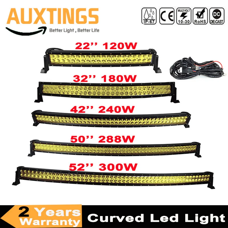 22 32 42 50 52 Inch Curved Fog Light Yellow Led Bar Driving Lamp Offroad Work Light Bar For Jeep ATV Car SUV Motorcycle Truck
22 32 42 50 52 Inch Curved Fog Light Yellow Led Bar Driving Lamp Offroad Work Light Bar For Jeep ATV Car SUV Motorcycle Truck