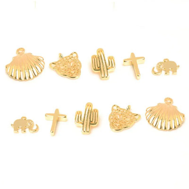 2pcs Animal Elephant Tiger Charms Pendants fit Necklace Findings Gold Color Metal Copper Cross Charms for DIY Jewelry Making
2pcs Animal Elephant Tiger Charms Pendants fit Necklace Findings Gold Color Metal Copper Cross Charms for DIY Jewelry Making