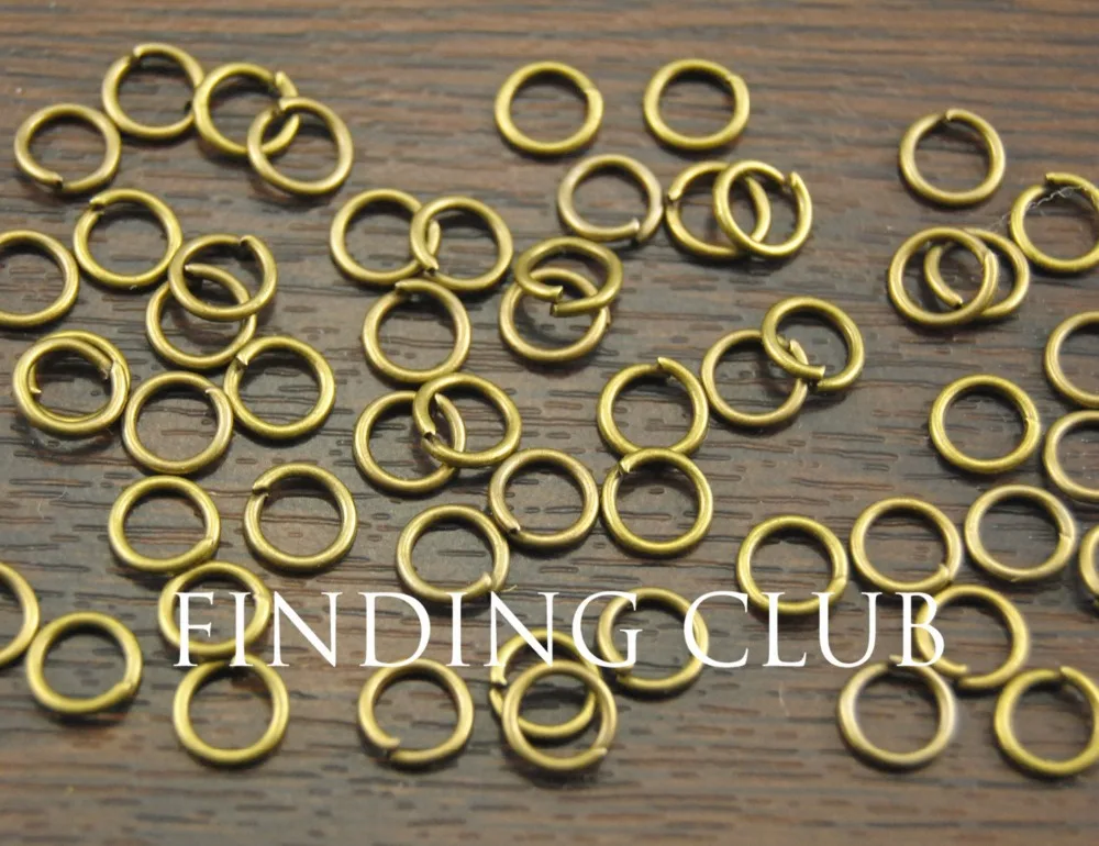 1000 pcs 6mm Anitque Bronze plated Open Jump ring Split Ring DIY Metal Bracelet Necklace Jewelry Findings
1000 pcs 6mm Anitque Bronze plated Open Jump ring Split Ring DIY Metal Bracelet Necklace Jewelry Findings