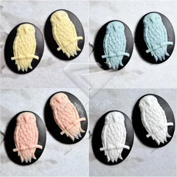 2/4Pcs Resin Vintage Style Oval Owl Animal Flat Back Cameo Cabochon 40x30x8mm For Jewelry Accessories Wholesale RB0609
2/4Pcs Resin Vintage Style Oval Owl Animal Flat Back Cameo Cabochon 40x30x8mm For Jewelry Accessories Wholesale RB0609