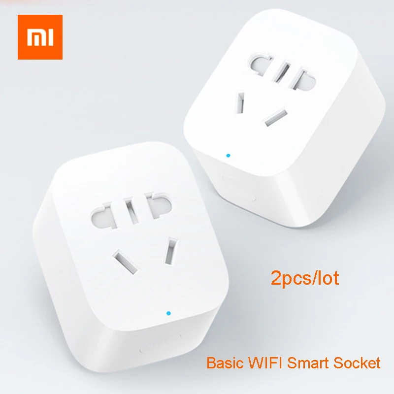2pcs/lot Original Xiaomi Smart Socket Basic WiFi Wireless Remote Socket Smart Travel Adapter Power Plug UK/US/AU/EU Plugs
2pcs/lot Original Xiaomi Smart Socket Basic WiFi Wireless Remote Socket Smart Travel Adapter Power Plug UK/US/AU/EU Plugs