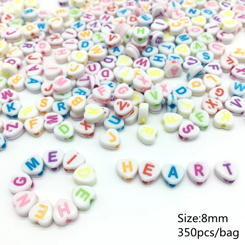 Meideheng Love letters bead Spacer Beads For Jewelry Making mixed color Children's DIY bracelet Environmental protection 350pcs
Meideheng Love letters bead Spacer Beads For Jewelry Making mixed color Children's DIY bracelet Environmental protection 350pcs