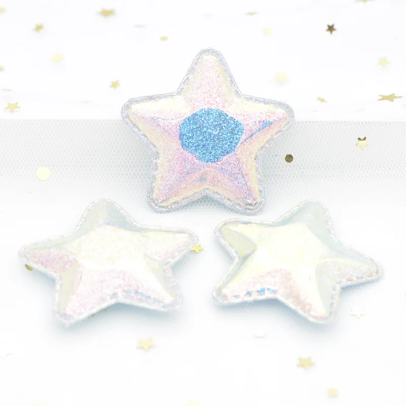 10Pcs 50mm Glitter Powders Colorful PU Fabric Star Appliques Pads Patches for Clothes Shoes Decor DIY Hair Clips Accessories G16
10Pcs 50mm Glitter Powders Colorful PU Fabric Star Appliques Pads Patches for Clothes Shoes Decor DIY Hair Clips Accessories G16