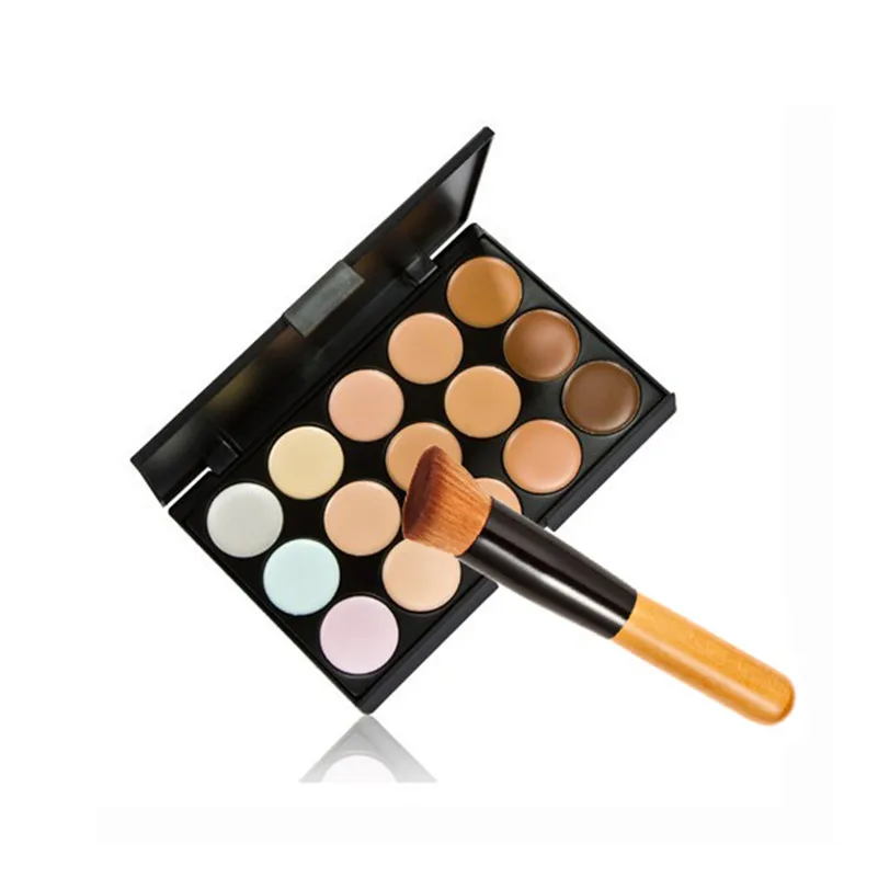 Cosmetic Set 15 Color Concealer Camouflage Contour Eye Face Cream Makeup Palette Professional + 1pcs Cosmetics Make Up Brushes
Cosmetic Set 15 Color Concealer Camouflage Contour Eye Face Cream Makeup Palette Professional + 1pcs Cosmetics Make Up Brushes