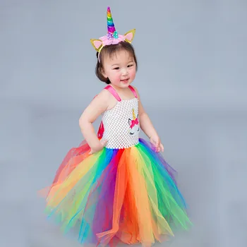 2019 New Unicorn Party Tutu Dress Princess Baby Girls Dresses For Girls Cosplay Flower Rainbow Birthday Dress Halloween Costume
2019 New Unicorn Party Tutu Dress Princess Baby Girls Dresses For Girls Cosplay Flower Rainbow Birthday Dress Halloween Costume