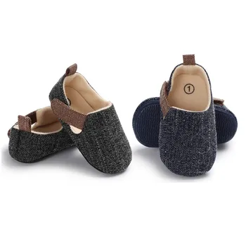 New Fashion Baby Shoes Dark Blue Grey Solid Color Boy First Walkers Nonslip Soft Sole Shallow Toddler Baby Shoes Hot Sale for 0
New Fashion Baby Shoes Dark Blue Grey Solid Color Boy First Walkers Nonslip Soft Sole Shallow Toddler Baby Shoes Hot Sale for 0